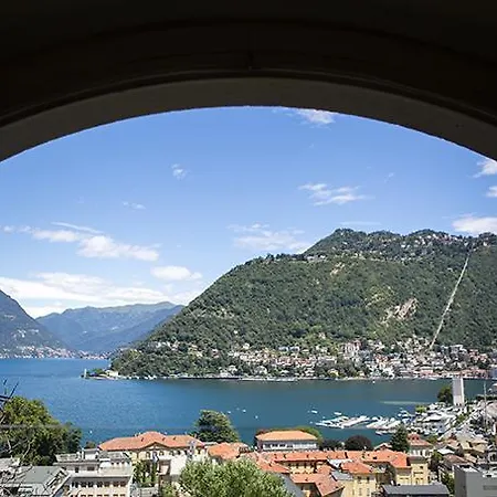 Lake And City View - With Parking * Como