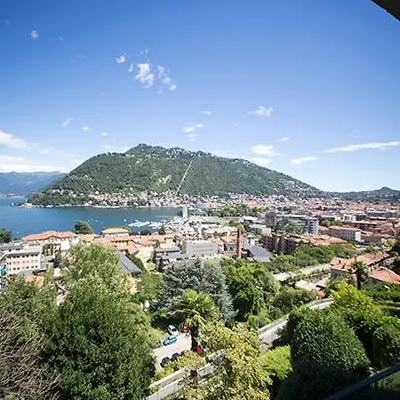 Lake And City View - With Parking Como