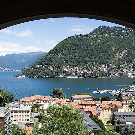 Lake And City View - With Parking Apartment Como